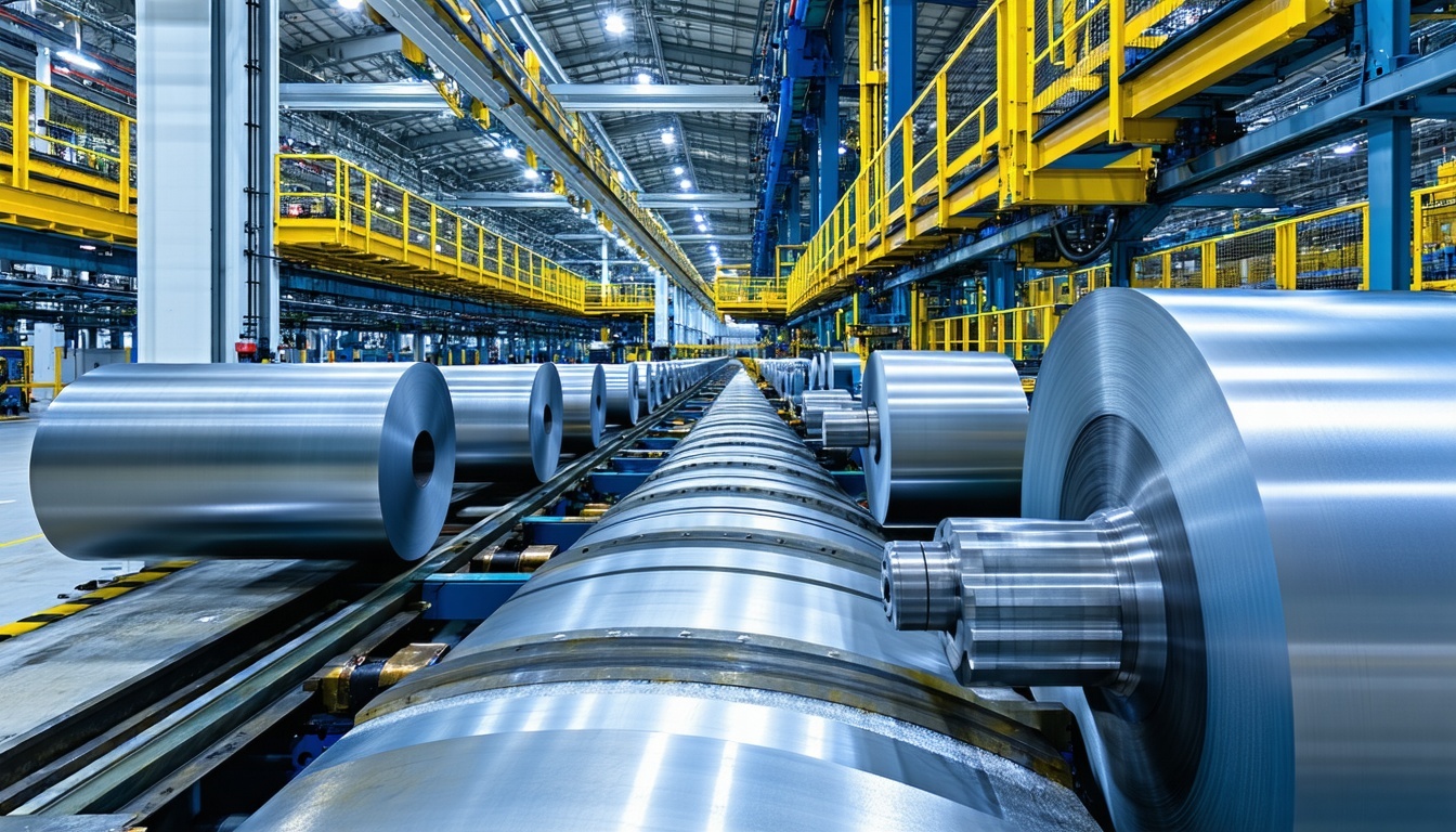 Hightech production line for metal industry